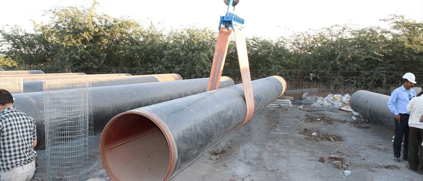 hydraulic pipe bending mandrel used in construction